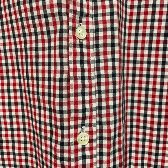H&M Men’s Slim Fit Long Sleeve Red & Black Checkered Shirt - Medium - Picture 2 of 9